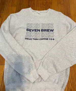 Seven Brew Crewneck Gray Size M thumbnail 1