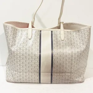 Tory Burch Tote Bag Gemini Link Shoulder Bag Printed Blue Chain thumbnail 8