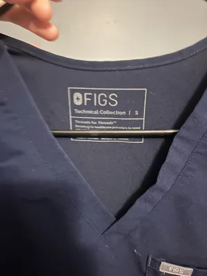 Navy FIGS Set Scrubs thumbnail 2