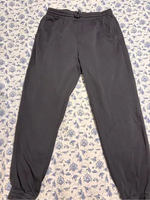 H&M Divided women’s Dark Gray Tracksuit Top is L and Pants are M Athleisure thumbnail 7