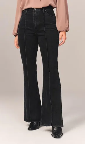Abercrombie Curve Love Black jeans thumbnail 2