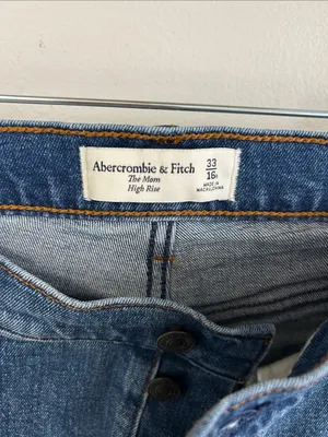 Abercrombie & Fitch The Mom High Rise Jeans thumbnail 6