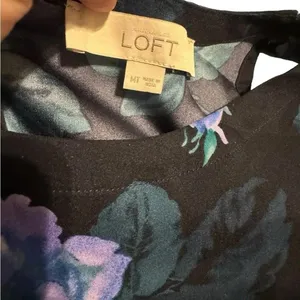 Loft‎ floral dress size is MT thumbnail 3