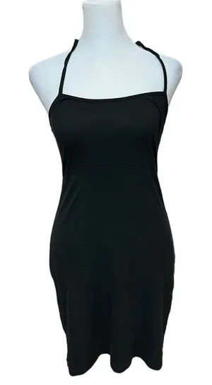 Brandy Melville Black Spaghetti Strap Mini Dress thumbnail 1