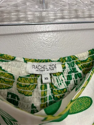Rachel Zoe Linen Blend Tropical Print Pull-On Flowy Maxi Skirt - Size XS thumbnail 3