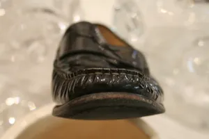 Cole Haan Patent Black Leather Penny Loafers thumbnail 12