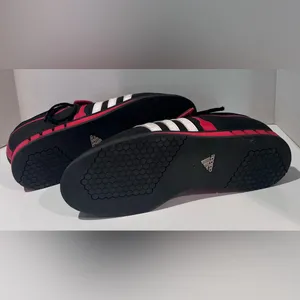 Adidas Powerlift 2.0 Black, Red, White Weightlifting Trainer Shoes‎ Men's Size 9 thumbnail 7