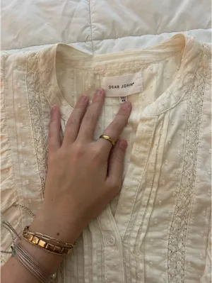 Dear John Cream Blouse thumbnail 2