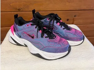 Nike M2K Tekno SE Women's shoes Laser Fuchsia/Black/White Sz 7.5 AV4221-600 thumbnail 1