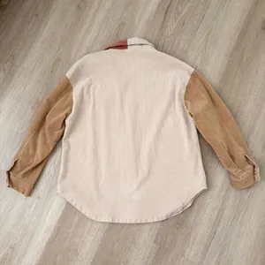 Shop Priceless Out of Town Color Block Corduroy Shacket thumbnail 5