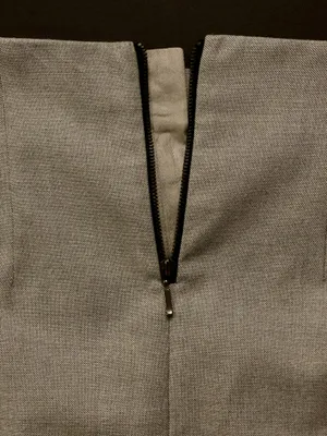 ZARA Pencil Skirt Grey Women’s Knee-Length M thumbnail 4