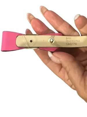 Kate Spade pink bow leather belt S thumbnail 4