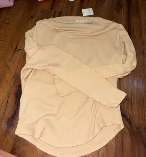 We The Free People Top Thermal Free Waffle thumbnail 1