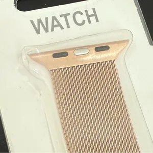 Rose-gold Mesh Magnetic Watch Band Compatible Apple Watch 42mm/44mm thumbnail 4