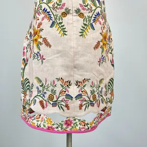 NWOT FARM Rio Linen Convertible 2‑in‑1 Dress Detachable Top & Skirt set Sz M thumbnail 8
