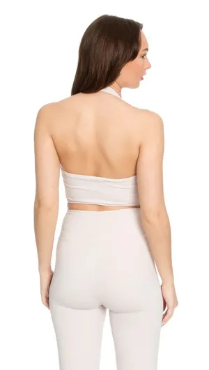 Gold Hinge Halter Crop Top thumbnail 7