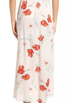 Leith 129. floral printed faux wrap skirt thumbnail 2