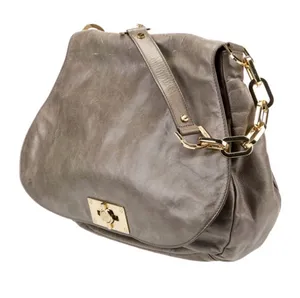 Tory Burch Gray Hobo Shoulder Bag thumbnail 1