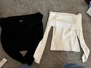 Off-The-Shoulder Sweater H&M thumbnail 2