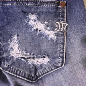 Miss Me Dark Blue Skinny Jeans thumbnail 7