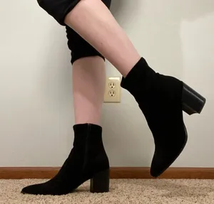 Steve Madden Suede Ankle Booties thumbnail 1