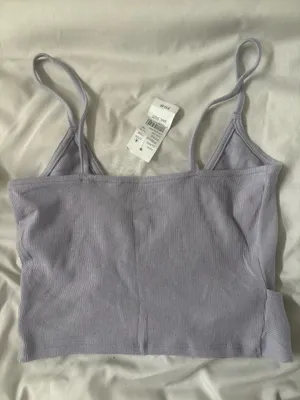 Pacsun Purple Crop Tank  thumbnail 3