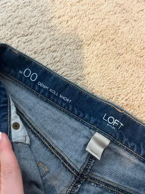 Loft Embroidered Denim Shorts Floral thumbnail 3