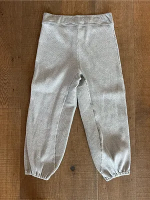 intimately free people gray ribbed baggy oversized joggers thumbnail 6