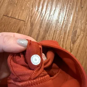 Lululemon Wunder train longline bra burnt orange size 4 thumbnail 6