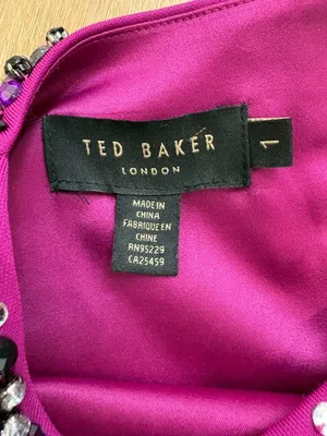 🌟Ted Baker🌟 Elenna Rhinestone Collar Sleeveless Sheath Knit Dress Pink Sz 1 S thumbnail 10