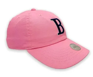 Boston pink baseball cap hat for women 100% cotton, adjustable siz thumbnail 1