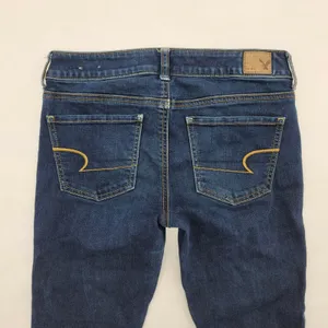 American Eagle Jeans Womens 4 Regular (29x28)‎ Blue Jegging Skinny Stretch Denim thumbnail 4