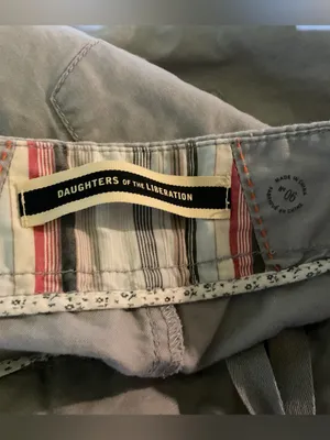 Daughters Of The Liberation Linen Blend Pants Womens Size 6 thumbnail 6