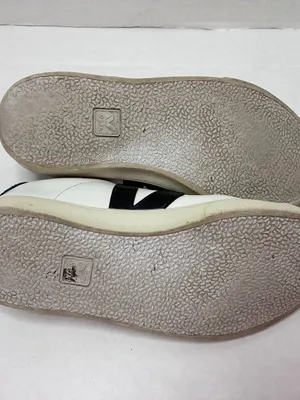 Veja Esplar Leather Low Sneaker White Black Logo - 37 (US 6) thumbnail 3