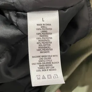 Aeropostale Hooded Bomber Jacket - Green - Large thumbnail 12