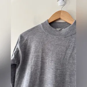 Madewell Gray Boxy Mock Neck‎ Sweater thumbnail 2