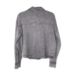 Evereve Ana Pocket Sweatshirt Washed Purple Gray XS Lounge Casual thumbnail 3