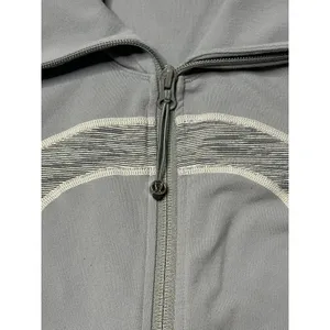 Lululemon Define Jacket Grey Full Zip Thumbholes Size 2 thumbnail 4