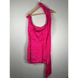 For Love & Lemons Deliza‎ Mini Dress Pink Womens Size M Jacquard Feminine thumbnail 7
