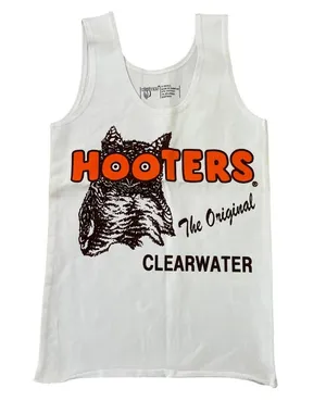 New Women’s Hooters Girl Rare Vintage Uniform Tank Shorts Clearwater FL Xs/Xxxs thumbnail 4