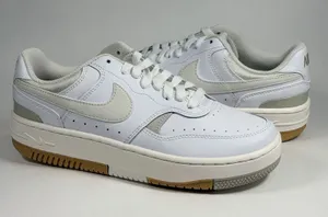 Nike Women's Size-7 Gamma Force Sneakers White/Light Bone/Sanddrift thumbnail 1