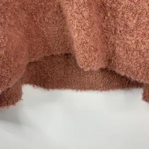Aerie Size M Sweater‎ Boucle Wool Blend Oversized Dusty Rose Pink Long Sleeve thumbnail 6