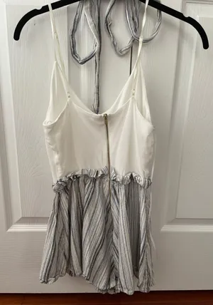 Altar'd State Striped Romper thumbnail 2