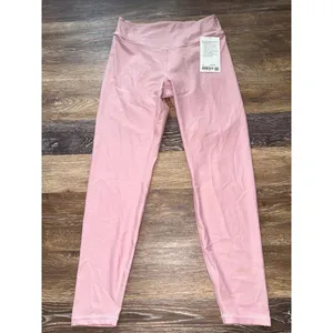 Lululemon Wunder Under Senseknit High Rise 25” Pink Haze Size 10 NWT thumbnail 3