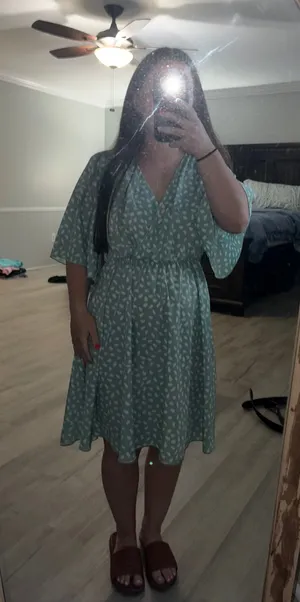 Seafoam dress Green thumbnail 1