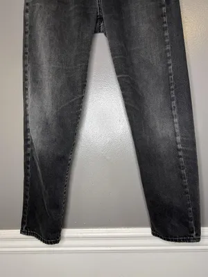 American Eagle Outfitters Boyfriend Jeans Womens 4 Gray High Rise Charcoal Denim thumbnail 3