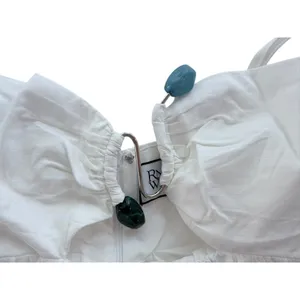 RUNAWAY THE LABEL Tanala Maxi Dress White Large Wedding Guest Pockets Beach thumbnail 4