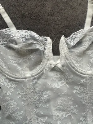 vintage corset White Size 32 C thumbnail 4