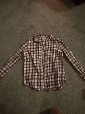 Old Navy Flannel Shirt Plaid Women’s thumbnail 2