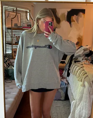 Champion Grey Sweatshirt Crewneck thumbnail 2